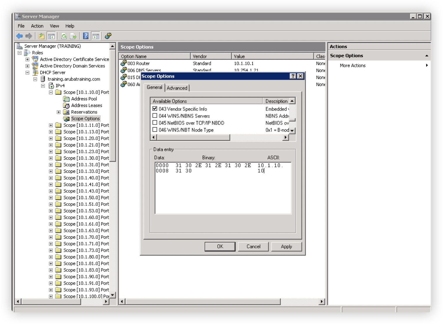 Windows DHCP option配置方法 SE Club
